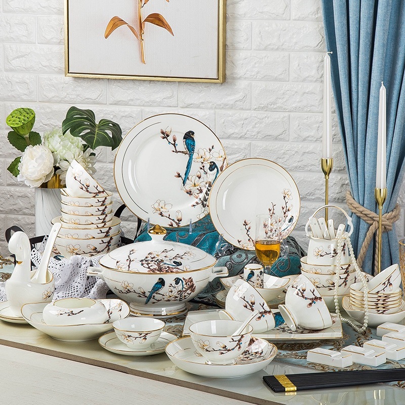 Ensemble de 70 pièces double bonheur