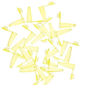 หลอด PCR สีเหลือง 0.2 มล. พร้อมฝาปิดแบบแบน สำหรับใช้กับเครื่องปั่นเหวี่ยง - Product Image 1