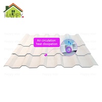 Tuiles de toiture en PVC double couche, isolantes thermiquement, en plastique à double paroi, Upvc, Pvc, Eatap, Asa