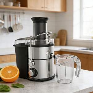 Nouveaux appareils électroménagers de cuisine en acier inoxydable de style moderne, extracteurs de jus de fruits, centrifugeuses - Product Image 2