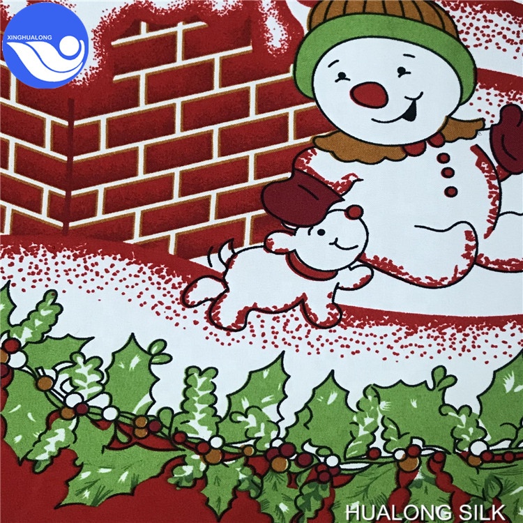 Матовая мини-ткань с принтом для 100% полиэстера, матовая мини-ткань для праздничной одежды/униформы