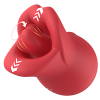 OEM Mund-Zungen-Vibrator für Frauen Masturbation 10 Frequenzen USB Aufladbar 100% Wasserdicht G-Punkt Klitoris