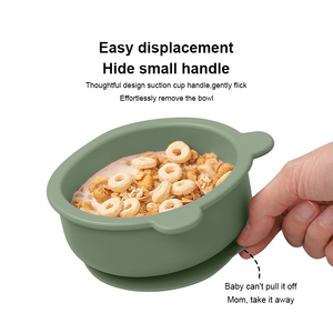 Hot Eco Friendly Toddler Plates Cubiertos de destete 10 piezas Bpa Free Newborn Suction Bowl Box Embalaje Silicona Baby Feeding Set - Product Image 6