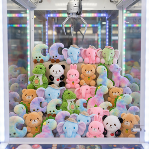 Modello di flusso da 8 pollici all'ingrosso Super morbido peluche macchina per afferrare piccoli prodotti per il lancio di nozze regali Stress sollievo - Product Image 1