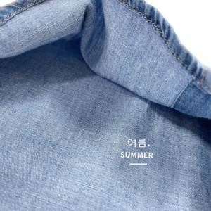 Nouveau T-shirt Polo d'été pour <span class=keywords><strong>garçon</strong></span>, style japonais, en jean à manches courtes, version coréenne, avec col à revers - Product Image 5