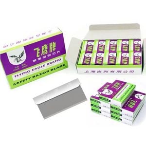 Flying Eagle Brand Safety <b>Razor</b> <b>Blade</b> Single Edge Stainless Steel 38mm For Shaving And Repair - Product Image 1