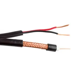 Câble coaxial en cuivre nu pour vidéosurveillance, RG59, 1 pièce, meilleur prix d'usine