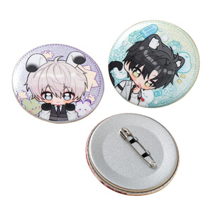 OEM thiết kế giá rẻ Vòng nút pin huy hiệu 1inch huy hiệu nút tùy chỉnh logo của bạn trên kim loại thiếc Phù Hiệu - Product Image 3