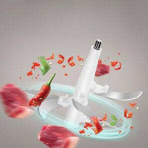 Procesador de Alimentos y Picadora de Carne Eléctrica de Acero Inoxidable de 3L para Cocina, con Velocidades Ajustables para Uso Doméstico y al Aire Libre - Product Image 4