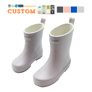Bottes <span class=keywords><strong>de</strong></span> <span class=keywords><strong>pluie</strong></span> pour enfants personnalisées, imperméables et antidérapantes, avec semelle intérieure en EVA pour garçons et filles - Utilisation été/hiver/automne - Product Image 1