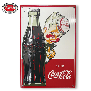 US Retro <span class=keywords><strong>Soda</strong></span> Bottle Pop Drinks Letreros de porcelana esmaltada - Product Image 1