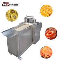 Machine voor het snijden van geconserveerde vruchten (jujubes, kiwi's, hawthorns), dadels, amandelen en geconserveerde pruimen, en machine voor het snijden van gedroogde vruchten in blokjes.
