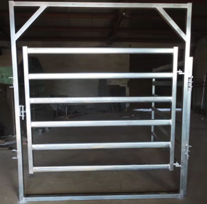 Abd Best Seller ağır hayvancılık paneli çit dayanıklı endüstriyel açık demir ahşap plastik Metal at çit kafes kapıları - Product Image 5