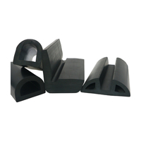Pare-battage en caoutchouc EPDM profil D pour quai, ponton, caisson, protection marine, résistant à la corrosion, sur mesure, OEM