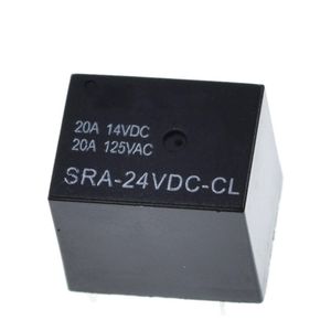 OKYN220913-14 30A รีเลย์ขดลวดไฟฟ้ากระแสตรง12V พร้อมฝาครอบพลาสติกสำหรับติดตั้งรุ่น sra 12VDC CL - Product Image 4