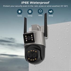 Caméra IP de Surveillance <span class=keywords><strong>BESDER</strong></span> 8MP à vendre caméra de sécurité sans fil Wifir dôme de vitesse Zoom 8X à trois objectifs - Product Image 4