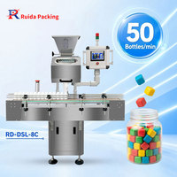 Compteuse automatique de comprimés et de capsules Ruida, facile à utiliser, machine de comptage et d'embouteillage de comprimés, prix