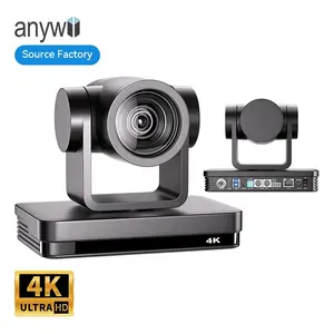 Anywii 18xxx video conference camera suppliers Broadcast 1080P 4K PTZ 12X Optical Remote Control Auto Tracking Conference Camera