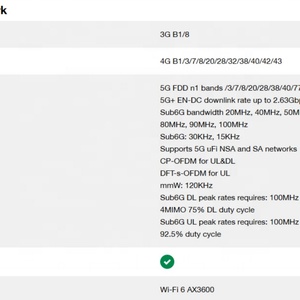 Router WiFi 6 Portátil Original ZTE 5G Pocket WiFi6 U50, Batería de 4500 mAh - Product Image 4