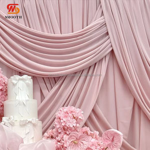 Telón de Fondo de Techo con Flores Artificiales de Glicinia Rosa Personalizado SMOOTH para Eventos de Bodas y Fiestas con Soporte Redondo para Flores - Product Image 2