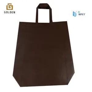 Golden Customization Colorful Waterproof Non Woven Bag Laminated Ultrasonic Shopping Bags Non Woven Reusable Rpet Nonwoven Bag