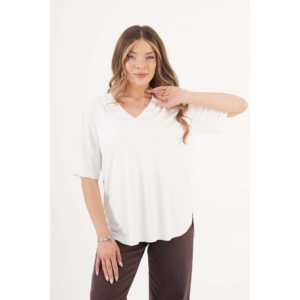 Camiseta sin Costuras con Cuello en V para Mujer, Transpirable, de Algodón, Ajustada, Tallas XS-4XL, Largo Recortado, Venta al por Mayor - Product Image 4
