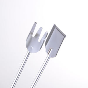 <span class=keywords><strong>Pince</strong></span> à aliments de cuisson, <span class=keywords><strong>pince</strong></span> à <span class=keywords><strong>ciseaux</strong></span> à pain pour <span class=keywords><strong>barbecue</strong></span>, outils en acier inoxydable, robot culinaire en métal, ensemble de bols à noix de coco pour <span class=keywords><strong>barbecue</strong></span>, 2 par kit - Product Image 5