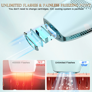 DEESS GP590 3in1 épilateur impulsions épilateur Laser Permanent indolore pour les femmes épilation appareils à usage domestique Flash IPL - Product Image 4