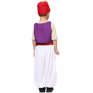 Costume de cosplay <span class=keywords><strong>Aladin</strong></span> et la lampe magique Nouveau costume d'<span class=keywords><strong>Aladin</strong></span> pour garçons Spectacle de scène - Product Image 3