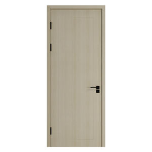 Porta interior luxuosa moderna da madeira maciça para apartamentos escritórios impermeável insonorizada com superfície terminada projetada para quartos - Product Image 4