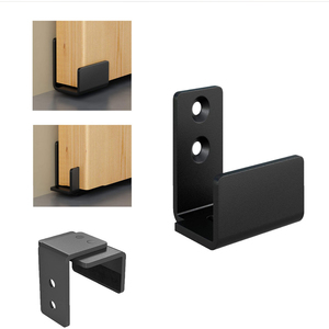 Guía de suelo inferior ajustable en forma de U para puerta <span class=keywords><strong>corredera</strong></span>, herraje de guía de suelo inferior para puerta <span class=keywords><strong>corredera</strong></span> rústica plana y empotrada - Product Image 4