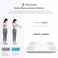 Balance de composition corporelle intelligente multifonctionnelle SENSSUN professionnelle à 8 électrodes numériques pour l'analyse du poids et de la graisse