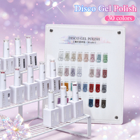 ZRKGEL – Kit de vernis à ongles gel scintillant 30 couleurs, pour usage professionnel en salon, gel UV LED, vente en gros pour fournisseurs d'ongleries, gel D'iso longue tenue