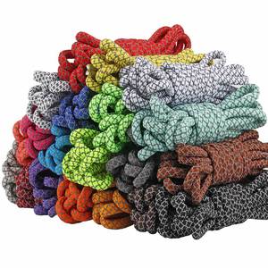 Wholesale 4.5mm Multi Colors Polyester Round <b>Rope</b> 3M Reflective Shoelaces for Runner - Product Image 1