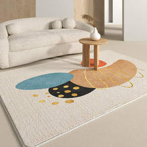 Venta caliente 3D Impreso Imitar Cachemira <span class=keywords><strong>Alfombra</strong></span> personalizada Resistente a las manchas Anti Ruido <span class=keywords><strong>Ruggable</strong></span> Lavable Alfombras de área grande - Product Image 3