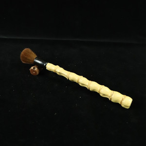 Bamboo Root Teapot Brush Luohan Bamboo Bristle Small Brush Tea Ceremony Accessory Eco Friendly Traditional Chinese Design - Product Image 3