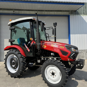 高品质 70 马力 4WD 轮式拖拉机 柴油 CE 认证 高生产力 液压泵 农业货运代理 中国法国 - Product Image 5