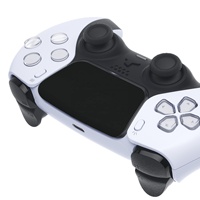 EXtremeRate - Pièce de rechange personnalisée noire pour pavé tactile de manette PS5 - BDM-010/020/030/040/050
