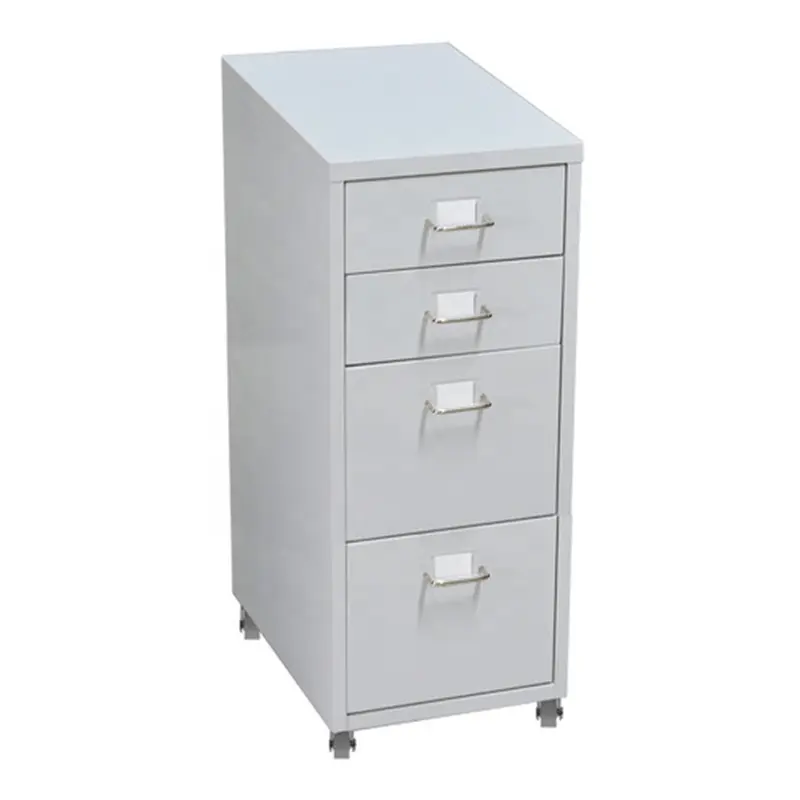 Goedkope Prijs Kd Structuur Rood Grijs Kleur 3 Lade Metalen Kast Locker Thuis Bureau Ladekast