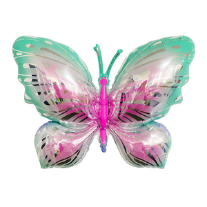 Ballons en feuille de papillon rose dégradé Décorations d'<span class=keywords><strong>anniversaire</strong></span> <span class=keywords><strong>Fée</strong></span> Rose Fête Baby Shower Fournitures de Thanksgiving - Product Image 3