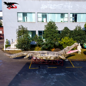 Zoo Theme Park Animal <span class=keywords><strong>Robot</strong></span> Tamaño real Animatronic <span class=keywords><strong>Cocodrilo</strong></span> Modelo - Product Image 1
