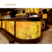 Stonelink-Feuilles de placage en marbre translucide, flexible, ultra-mince, 1 à 2mm