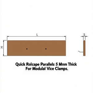 Quick Release Parallels 5 Mm Thick For Modular Vice <b>Clamps</b> - Product Image 2