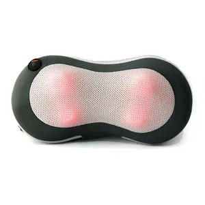 Massaging Neck Vibrating Pillow Relaxation for Home and Office Electric Portable Cushion