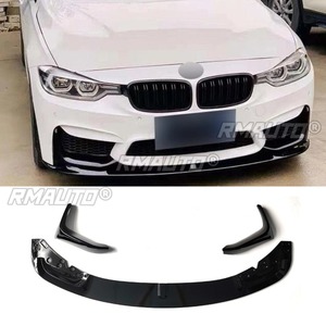 Difusor de Parachoques Delantero para Auto, Spoiler Negro Brillante, Pieza de Modificación para BMW M3 F30 F35 2013-2019, Accesorios para Auto - Product Image 1