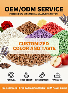 Areia para Gato de Tofu Ecológica por Atacado, Sem Poeira, Fragrância Agradável, Descartável no Vaso Sanitário com Forte Agregação e Fragrância Multi-Café - Product Image 3