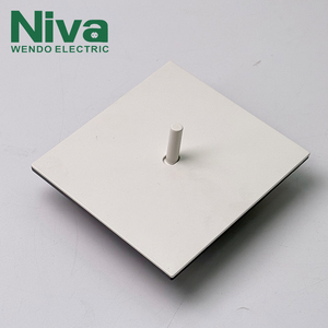 Interruptor de Pared Niva para Hogar/Hotel, <span class=keywords><strong>1</strong></span> Grupo, <span class=keywords><strong>2</strong></span> Vías, Panel de Acero Inoxidable, Metálico Moderno, 10A, Estándar del Reino Unido - Product Image 4
