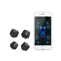 Sensor digital TPMS de 120psi personalizado CE FCC con sensor externo Pantalla de aplicación móvil para sistema IOS y Android