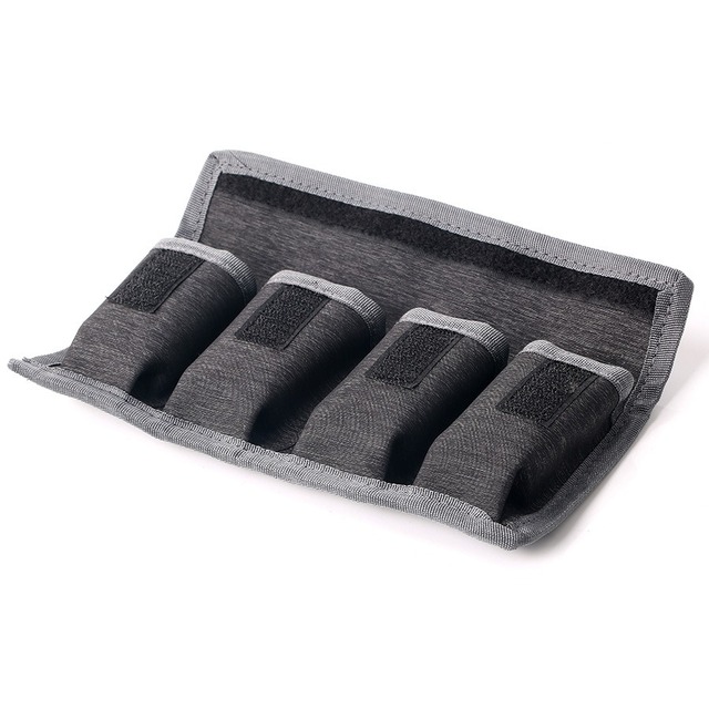 DSLR Camera Battery Bag Pouch Holder Carrying Case (4 Pocket) AA Battery DSLR Camera Digital Accessories