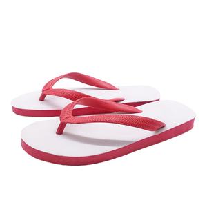 Tongs classiques en caoutchouc blanc pour hommes, avec bride bleue, antidérapantes, sandales de plage, vente en gros, pas cher, chaussons d'été, logo personnalisé, OEM - Product Image 3